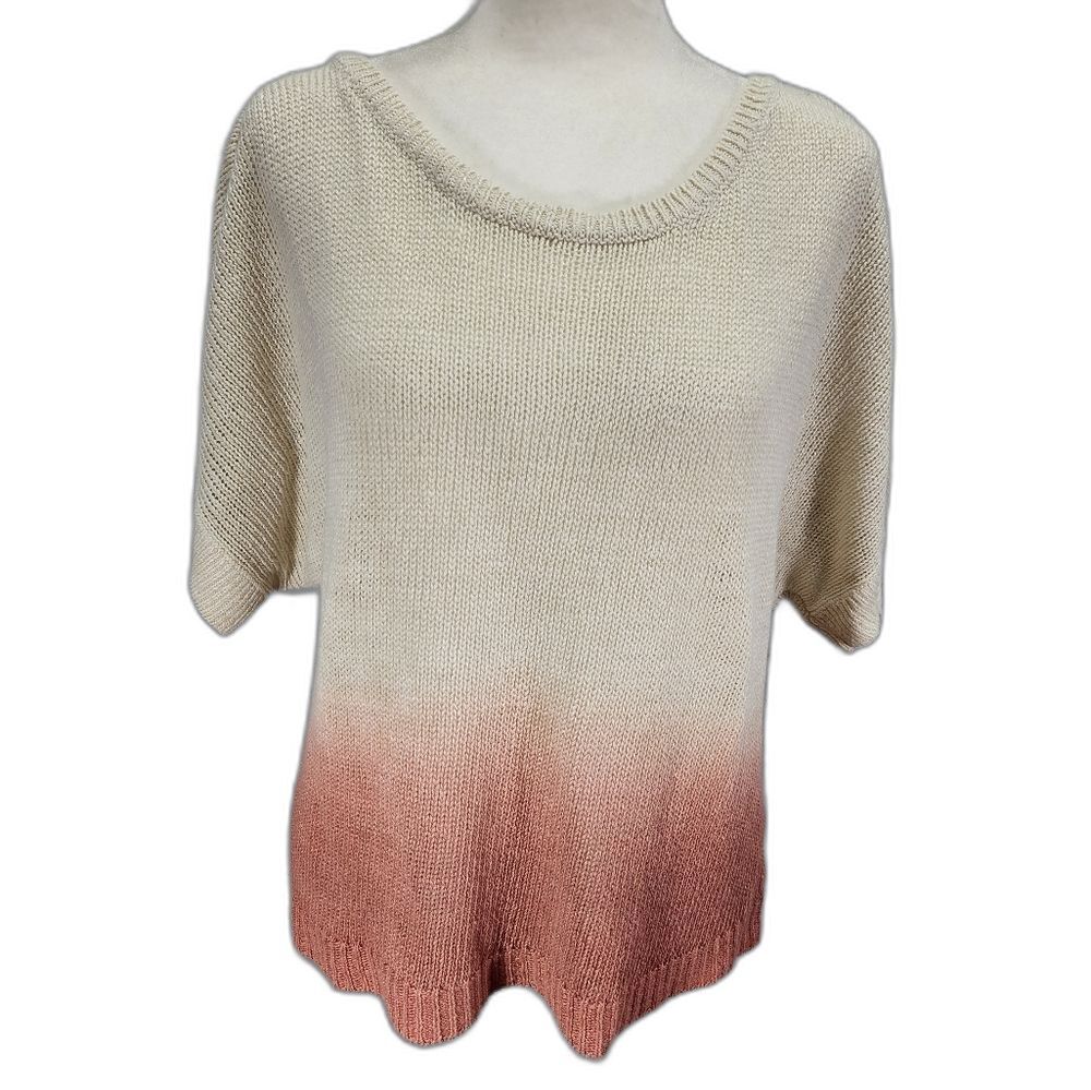 Joie Ombré Oversized Dolman Sleeve Linen Sweater